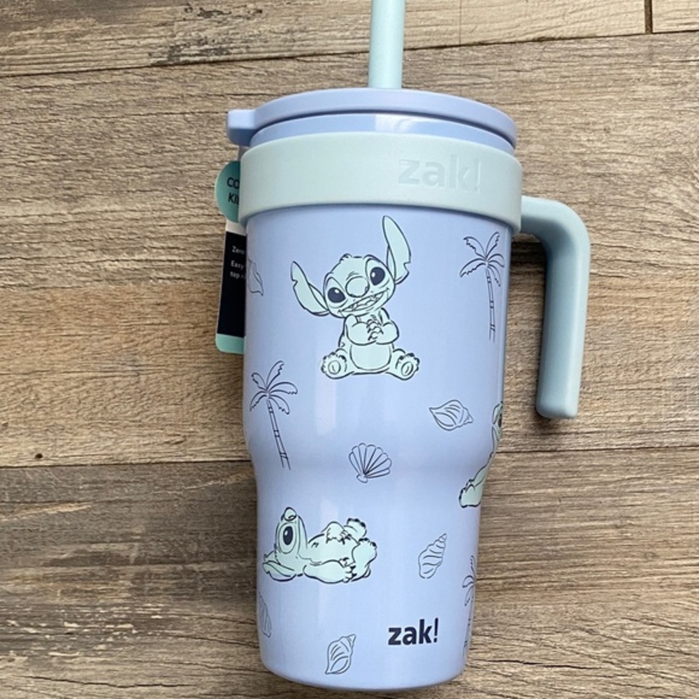 Zak! Designs Cool Kid Blue Tumbler with Handle
